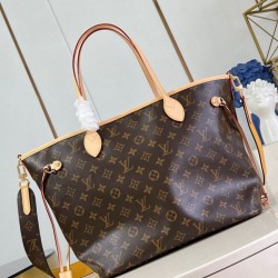 LV Neverfull Bandouliere Inside Out MM Borsa M11947 Replica qualità specchio Replica Perfette LV Neverfull Bandouliere Inside Out MM Borsa M11947 imitazioni
