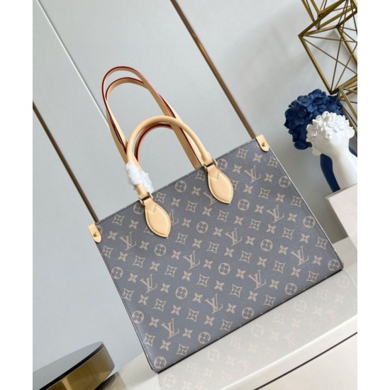 LV OnTheGo MM Bora Pari all'originale replica Grigio M12415 Replica qualità specchio Replica Perfette LV OnTheGo MM Bora Pari all'originale replica Grigio M12415 imitazioni