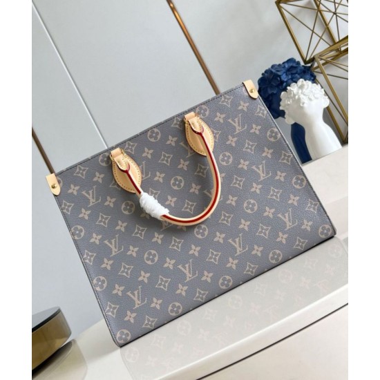 LV OnTheGo MM Bora Pari all'originale replica Grigio M12415 Replica qualità specchio Replica Perfette LV OnTheGo MM Bora Pari all'originale replica Grigio M12415 imitazioni
