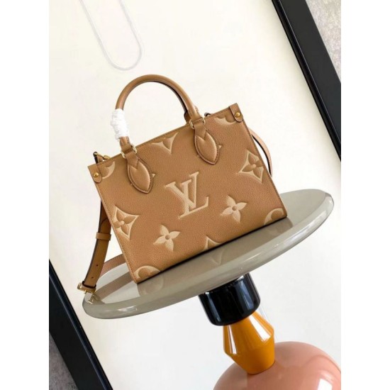 Replica Perfette Louis Vuitton Onthego PM Bora Pari all'originale replica Bicolor M12513 imitazioni