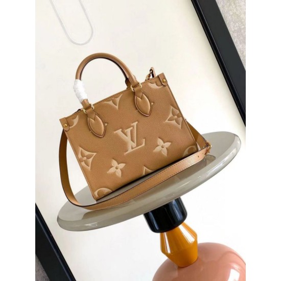 Replica Perfette Louis Vuitton Onthego PM Bora Pari all'originale replica Bicolor M12513 imitazioni