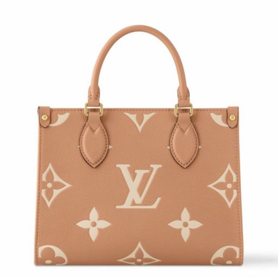 Replica Perfette Louis Vuitton Onthego PM Bora Pari all'originale replica Bicolor M12513 imitazioni