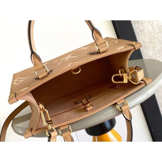 Replica Perfette Louis Vuitton Onthego PM Bora Pari all'originale replica Bicolor M12513 imitazioni