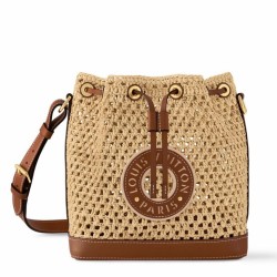 Replica Perfette LV Noe BB Borse  Rafia Naturale M24722 imitazioni