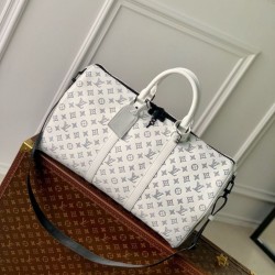 LV Keepall Bandouliere 50 Borsa Monogram Shadow M24954 Replica qualità specchio Replica Perfette LV Keepall Bandouliere 50 Borsa Monogram Shadow M24954 imitazioni