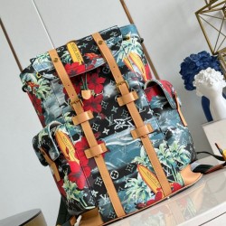 Zaino LV Christopher MM Monogram Surfin Canvas M24996 Replica qualità specchio Replica Perfette Zaino LV Christopher MM Monogram Surfin Canvas M24996 imitazioni