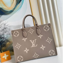 LV OnTheGo MM Borse Replica Bicolor Empreinte M45494 qualità specchio Replica Perfette LV OnTheGo MM Borse Bicolor Empreinte M45494 imitazioni