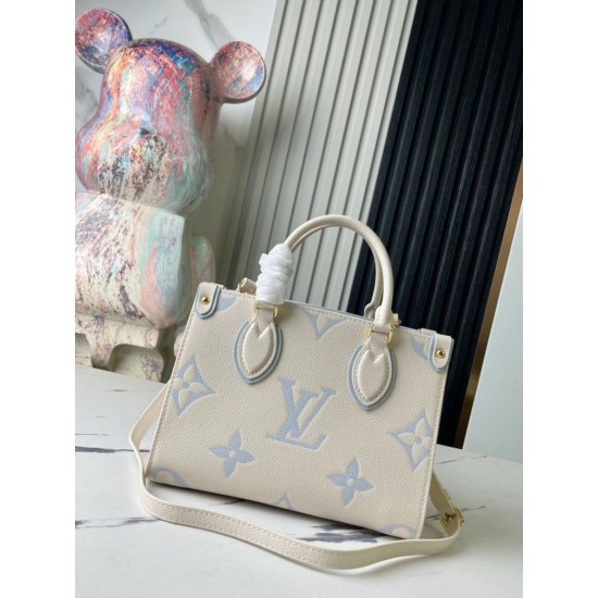 LV Onthego PM Borsa Bicolor M46833 Replica qualità specchio Replica Perfette LV Onthego PM Borsa Bicolor M46833 imitazioni