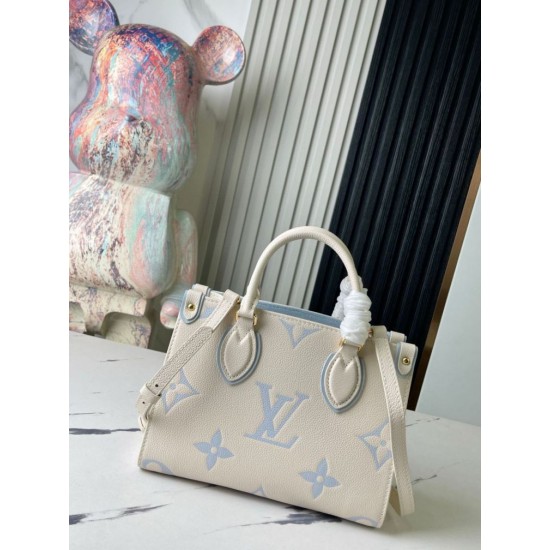 LV Onthego PM Borsa Bicolor M46833 Replica qualità specchio Replica Perfette LV Onthego PM Borsa Bicolor M46833 imitazioni