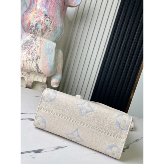 LV Onthego PM Borsa Bicolor M46833 Replica qualità specchio Replica Perfette LV Onthego PM Borsa Bicolor M46833 imitazioni