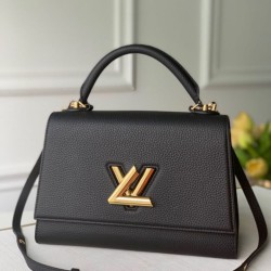Borsa Louis Vuitton Twist One Handle nera M57090 Replica qualità specchio Replica Perfette Borsa Louis Vuitton Twist One Handle nera M57090 imitazioni
