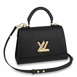 Replica Perfette Louis Vuitton Twist One Handle PM Borsa Nero M57093 imitazioni