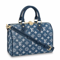 LV Speedy Bandouliere 25 Borsa Monogram Denim M59609