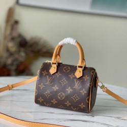 LV Nano Speedy Borse Replica Alta Qualità M81085 qualità specchio Replica Perfette LV Nano Speedy Borse Alta Qualità M81085 imitazioni