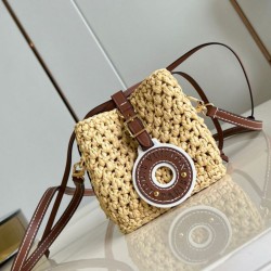 Louis Vuitton Noe Purse Borsa Raffia Naturale M83521 Replica qualità specchio Replica Perfette Louis Vuitton Noe Purse Borsa Raffia Naturale M83521 imitazioni