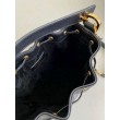 Borsa a Secchiello Dior Piccola Jolie Pelle di Agnello Macrocannage Nero