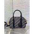 Replica Perfetta bowling media Dior D-Vibe Bowling Replica Perfetta media Jacquard blu obliquo