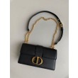 Borsa Dior 30 Montaigne East-West con catena Pelle di vitello nera