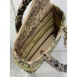 Borsa Dior Dioriviera Lady D-Lite Media Raffia con Ricamo Toile de Jouy Sauvage Lime