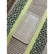 Borsa Dior Dioriviera Lady D-Lite Media Raffia con Ricamo Toile de Jouy Sauvage Lime