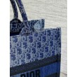Borsa Dior grande Book Tote Blue Denim Oblique Jacquard