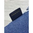 Borsa Dior grande Book Tote Blue Denim Oblique Jacquard