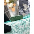 Qualità superiore replica Dior media Dioriviera Book Tote Aquamarina Ricamo Toile de Jouy