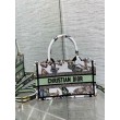 Borsa Dior Mini Book Tote con tracolla Ricamo Toile de Jouy Messico bianco