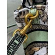Borsa Dior Mini Book Tote con tracolla Ricamo Toile de Jouy Messico bianco