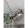 Borsa Dior Mini Book Tote con tracolla Ricamo Toile de Jouy Messico bianco