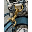 Imitazioni borse griffate Dior Mini Book Tote con tracolla Ricamo Toile de Jouy Messico blu