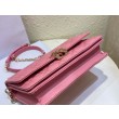 Borsa Dior Miss Dior con manico superiore Melocoton Rosa Cannage Agnello