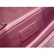Borsa Dior Miss Dior con manico superiore Melocoton Rosa Cannage Agnello