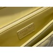 Borse Firmate Replica Dior Miss Dior con manico superiore Pelle di agnello Cannage giallo pastello