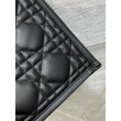 Qualità superiore replica Dior piccola book tote con tracolla Pelle di vitello macrocannage nera
