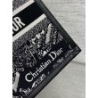 Borsa Dior piccola Book Tote con tracolla Ricamo Plan de Paris e pelle di vitello nera