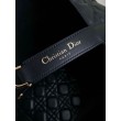 Borse Firmate Replica grande Dior Toujours Pelle di vitello Macrocannage nera