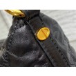 Bora Pari all'originale replica hobo Dior Diorstar con catena Pelle di vitello stropicciata nera