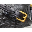 Bora Pari all'originale replica hobo Dior Diorstar con catena Pelle di vitello stropicciata nera