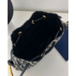 Borsa media Dior Nolita Jacquard blu Dior Oblique