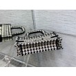 Borsa tote Dior Mini Book Micro ricamo pied de poule