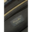 Borse Replica tote Dior piccola per libri con tracolla in tela blu Dior Oblique