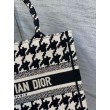 Borsa Replica 1:1 tote Dior piccola per libri Micro ricamo pied de poule
