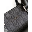 Borse Replica Alta Qualità tote Dior Saddle Nera Dior Oblique Jacquard Nera