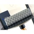Replica Perfetta tote Dior Safari in tela grigia con diamanti CD