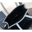 Replica Perfetta tote Dior Safari in tela grigia con diamanti CD