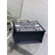 Borsa tote media Dior Book con tracolla Ricamo invertito Toile de Jouy