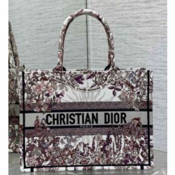 Borse Imitazioni tote media Dior Book Ricamo Dior 4 Saisons Hiver Soleil