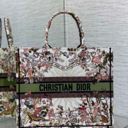 Borsa tote grande Dior Book Ricamo Dior 4 Saisons Automne Soleil Replica qualità specchio Replica Perfette Borsa tote grande Dior Book Ricamo Dior 4 Saisons Automne Soleil imitazioni