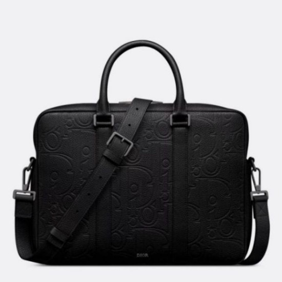 Dior Borsa a tracolla con cerniera Nero Gravity